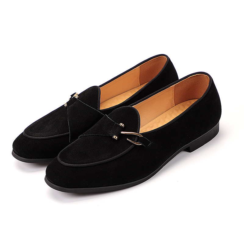 New Mens Trendy Pointed Suede  - Monk Strap Shoe recension och pris