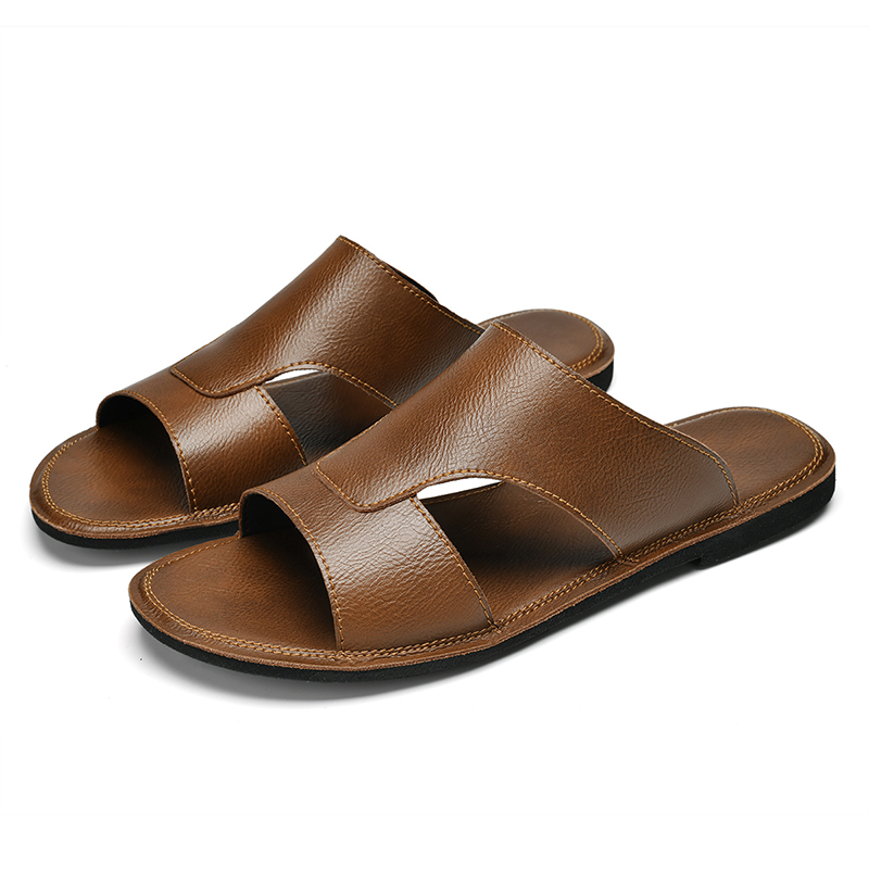 Men Black Brown Flat Heel PU O - Shoes Heels Men recension och pris