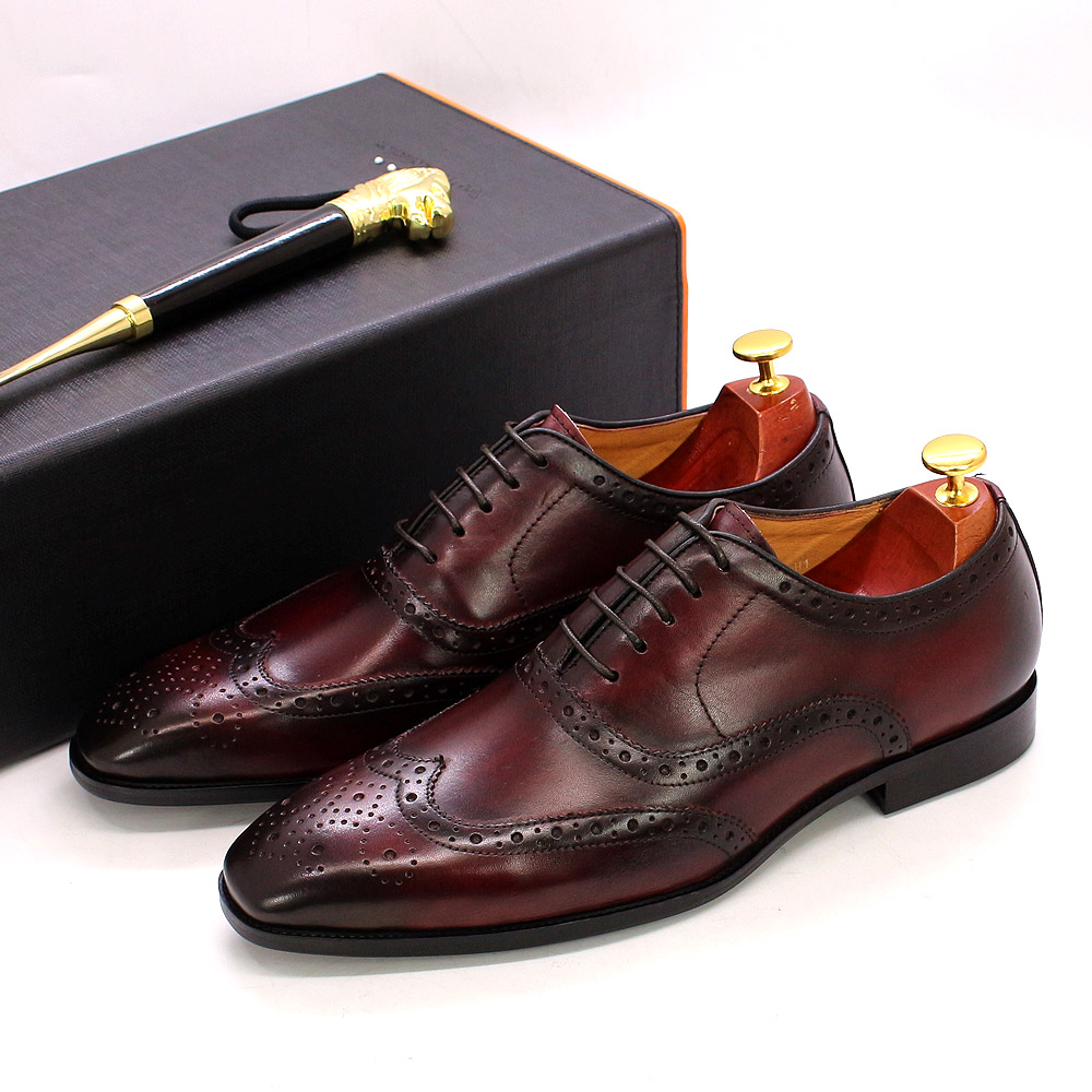 Size 7-12 Handmade Men's Wingt - Monk Strap Shoe recension och pris