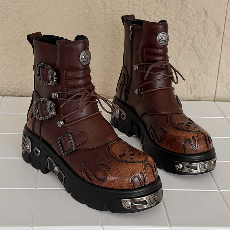 Men Height Increasing Punk Sty - Men'S Shoes Increase Height recension och pris