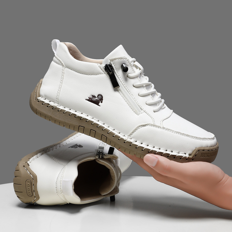 Women's Sneakers Handmade Leat - Men'S Shoes Business Casual recension och pris