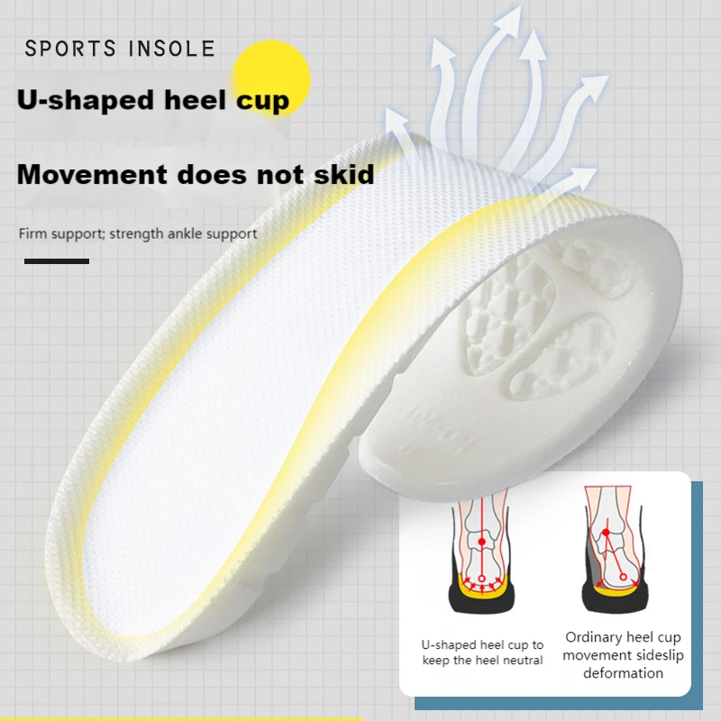 Soft Sport Insoles for Shoes D - Men'S Shoes With Memory Foam recension och pris