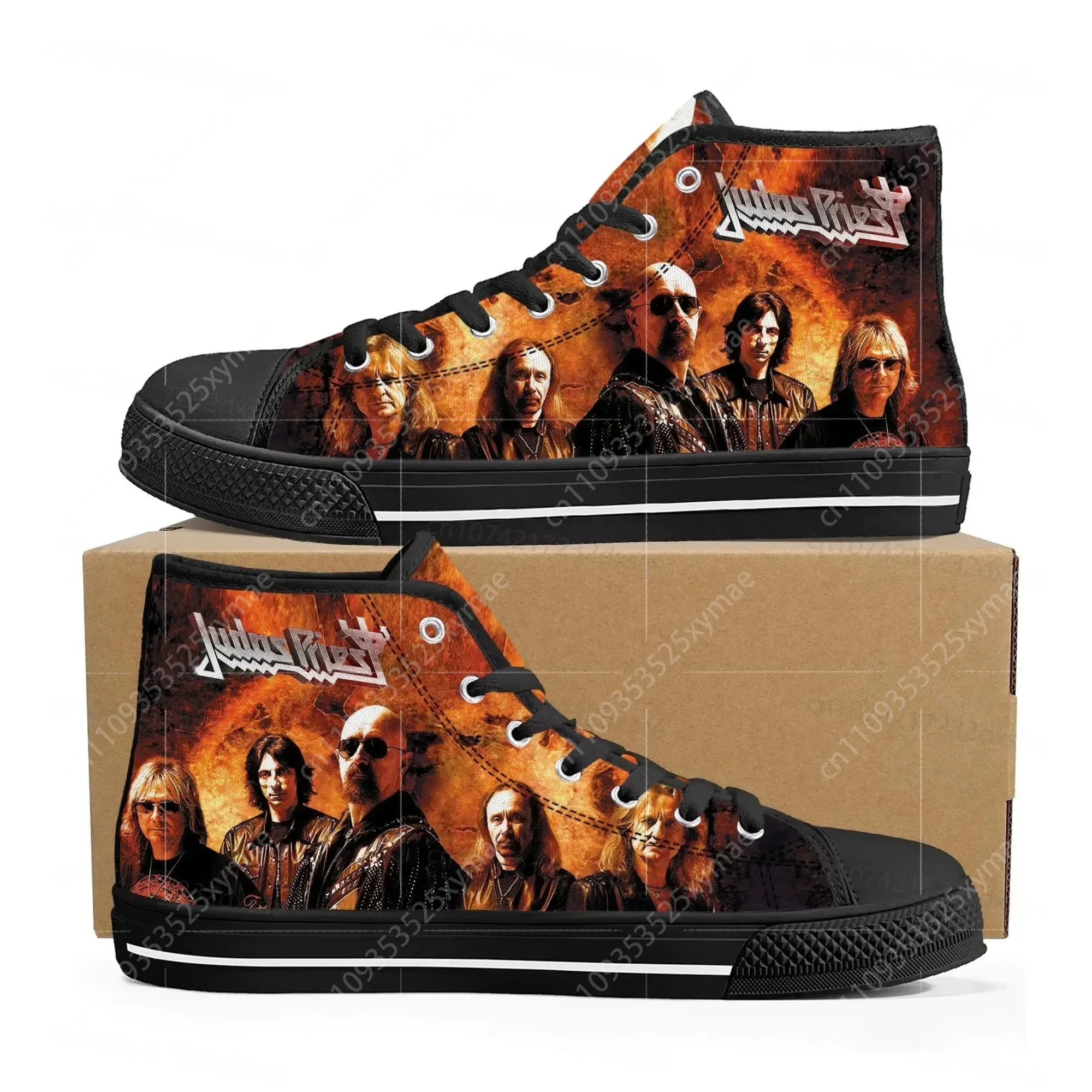 Judas Priest Heavy Metal Rock  - Canvas Sneaker High recension och pris