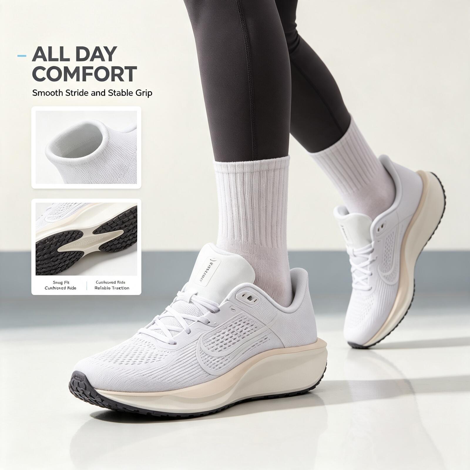 Nike Limited Edition White Run - Men Shoes Size Nike recension och pris