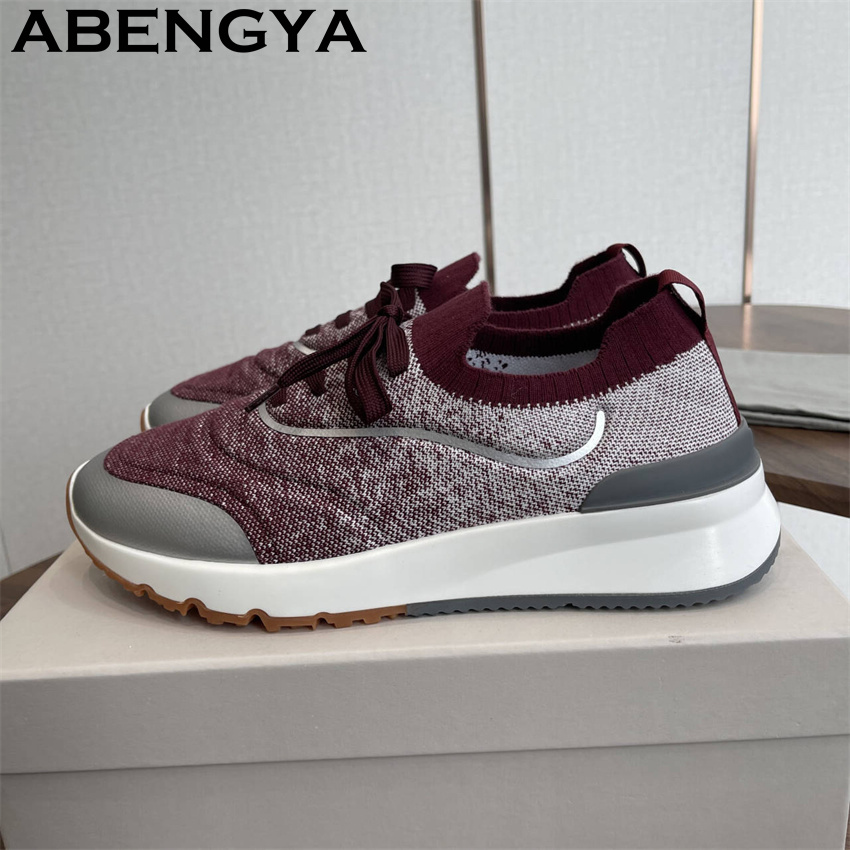 Men New Multicolour Knitted lo - Men'S Shoes With Toes recension och pris